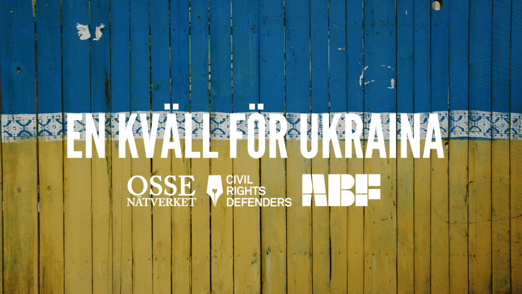 OperationAid på En kväll för Ukraina