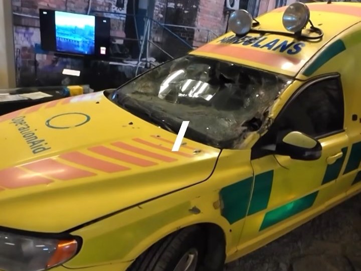 Donera ambulans till Ukraina: berättelsen om fordonet från Kramatorsk