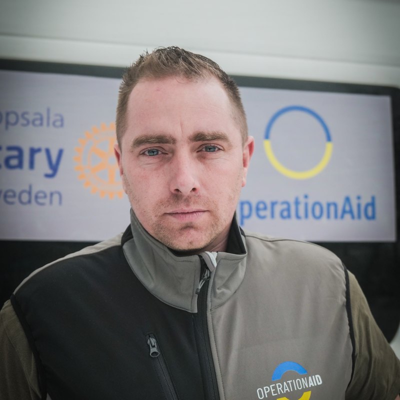 Dominic Lesley, Logistik- och säkerhetsansvarig, OperationAid