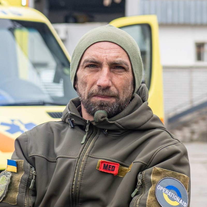 Ihor Kobrin, Ambulansförare HealthCare Dnipro, OperationAid
